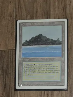 MTG - Tropical Island - Revised Edition Rare Magic The Gathering Dual Land Card - Image 2