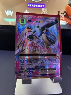 Pokemon TCG Mega M Blastoise EX Evolutions Full Art Ultra Rare Holo Card 102/108 - Image 2