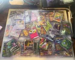 72 Card Pokemon Lot Ex Megas Promos Full Arts Ect - Image 1