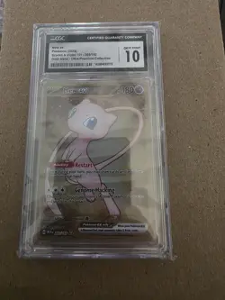 Pokemon Mew EX TCG Scarlet & Violet Holo Hyper Rare Card 205/165 NM Condition - Image 1