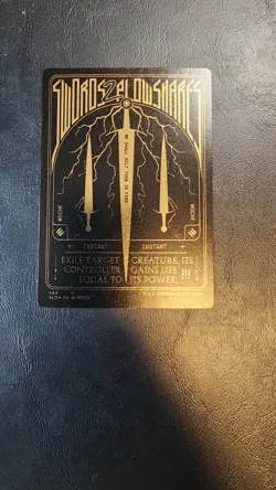Swords to Plowshares (Foil Etched) (Gold) Secret Lair Drop Foil - Image 1