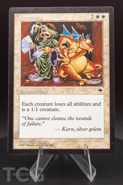 Humility: 1997 Magic the Gathering - Tempest Regular - Image 1