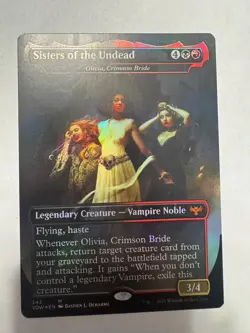 Sisters of the Undead - Olivia, Crimson Bride Innistrad: Crimson Vow Foil - Image 1