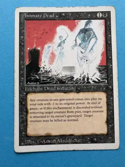 MTG - Animated Dead - Revised 3rd edition - MP - Image 1
