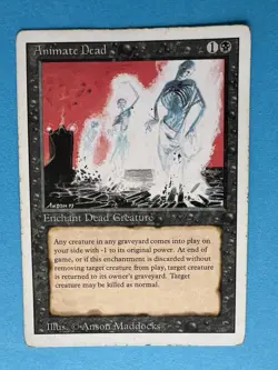 MTG - Animated Dead - Revised 3rd edition - MP - Image 3