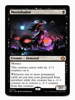 Moonshadow [Lorwyn Eclipsed] Magic MTG ECL 0110 NM 💀 - Image 1