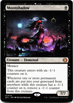 Moonshadow [Lorwyn Eclipsed] Magic MTG ECL 0110 NM 💀 - Image 3