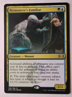 Biomancer's Familiar MTG, Ravnica Allegiance, Rare, LP - Image 1