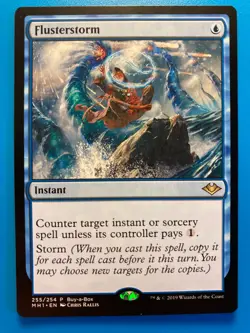 MTG 1x Flusterstorm # 255 Modern Horizons Buy A Box PROMO Magic Gathering x1 NM - Image 1