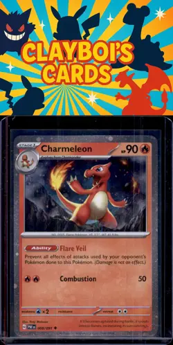 Charmeleon SV: Scarlet & Violet Promo Cards Pokemon TCG 008/091 NM - Image 1