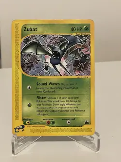 Zubat 117/144 Skyridge Regular WOTC Vintage 2003 Pokemon TCG Light Played - Image 1