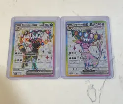 Umbreon EX & Espeon EX Promos - Prismatic Evolutions - Pokemon TCG #175 & #176 - Image 1