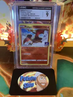 2024 Pokemon Radiant Charizard TCG Gym Promo Southeast Asia Exclusive - CGC 9 - Image 1