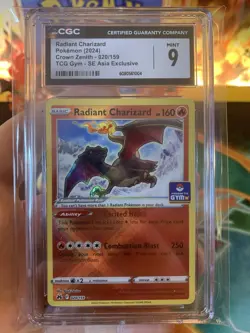 2024 Pokemon Radiant Charizard TCG Gym Promo Southeast Asia Exclusive - CGC 9 - Image 2