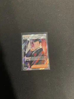 Team Rockets Giovanni 225/182 Ultra Rare Pokemon TCG 2025 Destined Rivals NM - Image 1