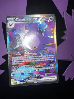 Pokemon TCG Team Rockets Crobat EX Destined Rivals #234/182 Sir NM - Image 1