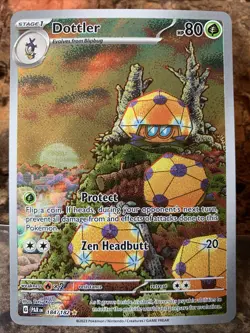 Pokemon TCG Paradox Rift Dottler 184/182 Full Art Illustration Rare - Image 1