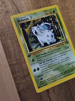 Nidoran 1st Edition - Near Mint - 57/64 Jungle Set - 1999 - WOTC - Pokemon TCG - Image 3