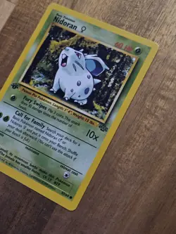 Nidoran 1st Edition - Near Mint - 57/64 Jungle Set - 1999 - WOTC - Pokemon TCG - Image 4