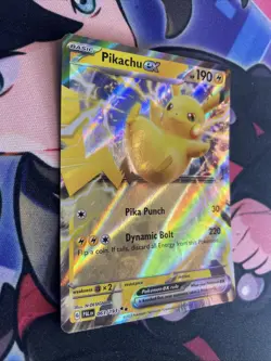 Pokemon TCG - Pikachu EX 63/193 Double Rare Holo Paldea Evolved Game Freak - NM - Image 2
