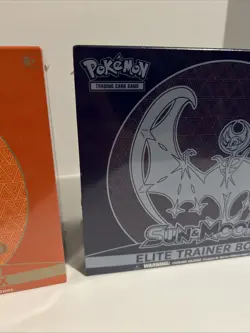 Sun and Moon Base Set ETB Set of 2 Pokemon TCG - Solgaleo And Lunala New - Image 5