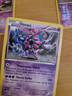 Pokemon TCG XY Steam Siege Hoopa Reverse Holo Cracked Ice Holo bundle - Image 4