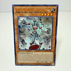 Yugioh Ancient Gear Frame LED2-EN030 NAME SHIFT AND NAME ON BACK MISPRINT - NM💎 - Image 1