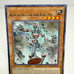 Yugioh Ancient Gear Frame LED2-EN030 NAME SHIFT AND NAME ON BACK MISPRINT - NM💎 - Image 2