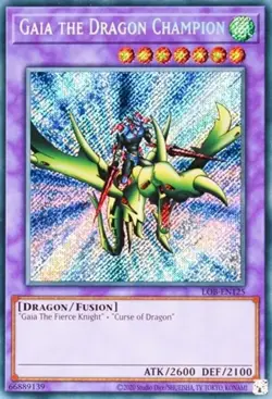 Gaia the D Legend of Blue Eyes White Dragon (25th Anniversary Edition) LP YuGiOh - Image 1