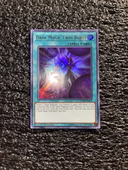Yugioh! Dark Magic Twin Burst DUPO-EN018 Ultra Rare 1st Edition Light Play - Image 1