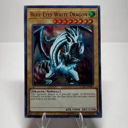 Blue-Eyes White Dragon (Version 1) LCKC-EN001 Legendary Collection Kaiba LP - Image 2