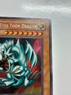USA Seller Yugioh Blue-Eyes Toon Dragon MRL-000 Secret Rare 1st Edition LP - Image 4