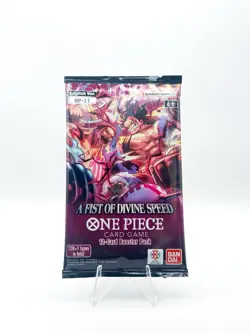 One Piece Op-11 A Fist Of Divine Speed Booster Pack - English Ver. - Image 1
