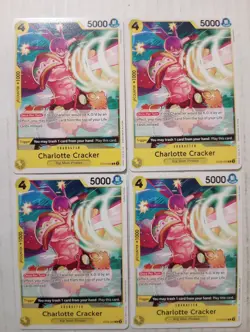 X4 Charlotte Cracker Playset ST20-002 Starter Deck 20 One Piece TCG - Image 1