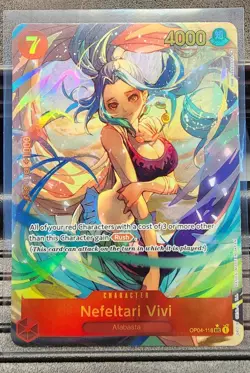 Nefeltari Vivi Alternate Art OP04-118 M PF OPTCG One Piece Kingdoms Of Intrigue - Image 1
