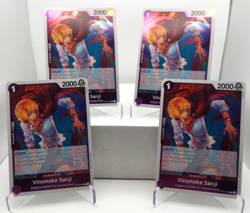 Vinsmoke Sanji Playset - OP10-063 x4 - Royal Blood - One Piece TCG - English - Image 1
