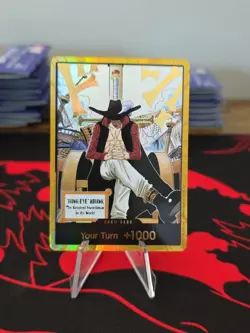 One Piece CCG Dracule Mihawk Gold Don!! OP14 - Eng. - PACK FRESH 11.1.26 - MINT - Image 1