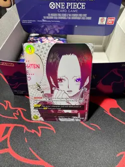 One Piece You'll Frighten Me (Alternate Art) OP14-118 The Azure Sea's Seven Foil - Image 1