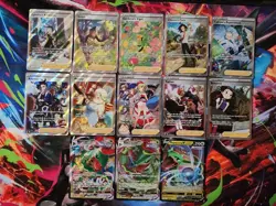 Pokemon Crown Zenith Lot of 13 Cards - Galarian Gallery, Vmax, V - Image 1