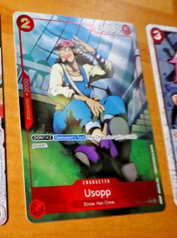 ONE PIECE ENGLISH CARD PROMO GAME CARTE USOPP ST21-002 ALT EN MINT - Image 1