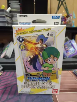 Digimon Trading Card Game Starter Deck Yellow Heaven Sealed - Image 1