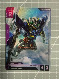 Gundam Exia C+ Alt ST07-002 Gundam TCG Card Foil Celestial Drive ENG - Image 1