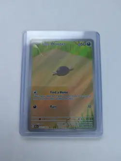 Pokemon TCG Paldean Wooper Holo Card 221/193 IR Sv02: Paldea Evolved - Image 1