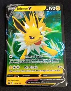 Jolteon V SWSH151 Sword & Shield Pokemon TCG Promo Card - Image 1