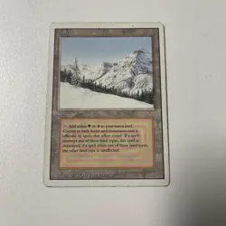 MTG Taiga Revised Edition Dual Land Regular MP Magic the Gathering Card - Image 1