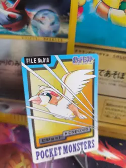 Pokemon Karte Card Pocket Monsters Carddass 1997 japanese Pidgeotto Exc+ Tauboga - Image 1