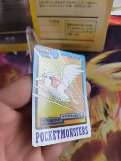 Pokemon Karte Card Pocket Monsters Carddass 1997 japanese Pidgeotto Exc+ Tauboga - Image 4