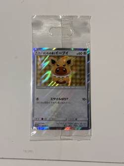 Poncho Wearing Eevee Jolteon 138/SM-P PROMO Sealed Pokemon Card Japanese - Image 1