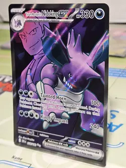 Ultra Rare Team Rockets Nidoking 216/182 Pokemon Card Destined Rivals NM-MT 2025 - Image 2