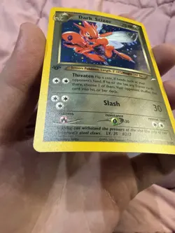 Dark Scizor - 9/105 - Pokemon Neo Destiny 1st Edition Holo Rare Card MP - Image 3
